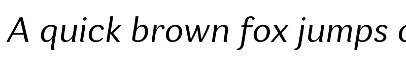 Preview of FONTSPRING DEMO - Espuma Pro Bk Italic font