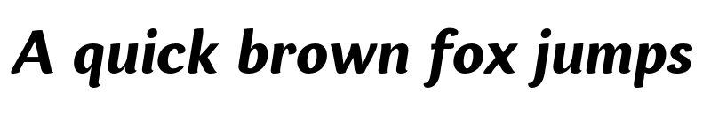 Preview of FONTSPRING DEMO - Espuma Pro Rg Bold Italic font