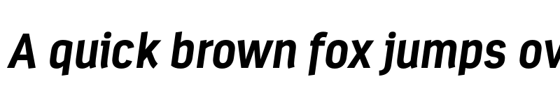 Preview of FONTSPRING DEMO - Estandar Bold Italic Regular font