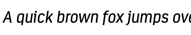 Preview of FONTSPRING DEMO - Estandar Italic Regular font