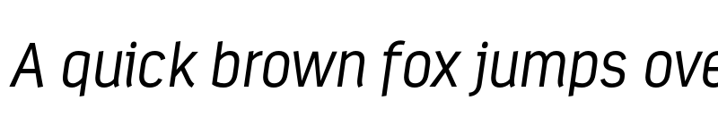 Preview of FONTSPRING DEMO - Estandar Light Italic Regular font