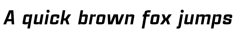 Preview of FONTSPRING DEMO - Estricta Black Italic Regular font