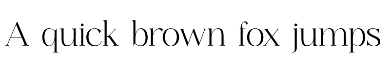 Preview of FONTSPRING DEMO - Ethereal Thin Regular font