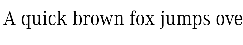 Preview of FONTSPRING DEMO - Ethos Condensed Light Condensed Light font