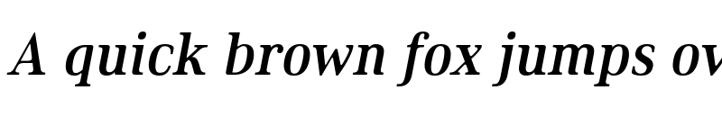 Preview of FONTSPRING DEMO - Ethos Condensed Medium Italic Condensed Medium Italic font