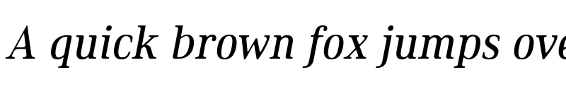 Preview of FONTSPRING DEMO - Ethos Condensed Regular Italic Condensed Regular Italic font