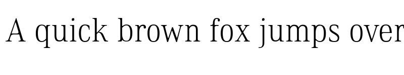 Preview of FONTSPRING DEMO - Ethos Condensed Thin Condensed Thin font