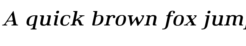 Preview of FONTSPRING DEMO - Ethos Expanded Medium Italic Expanded Medium Italic font