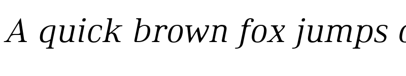 Preview of FONTSPRING DEMO - Ethos Light Italic Light Italic font