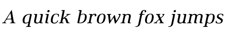 Preview of FONTSPRING DEMO - Ethos Regular Italic Regular Italic font