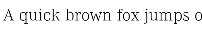 Preview of FONTSPRING DEMO - Ethos Thin Thin font