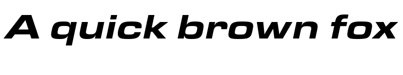Preview of FONTSPRING DEMO - EurostileExtBla Italic font