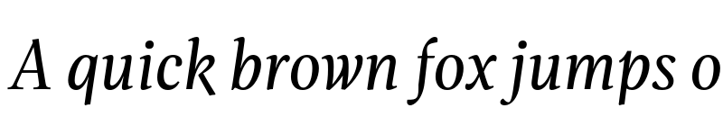 Preview of FONTSPRING DEMO - Evans Book Italic font