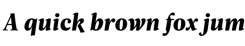 Preview of FONTSPRING DEMO - Evans Heavy Italic font