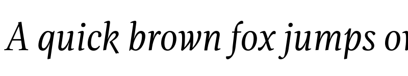 Preview of FONTSPRING DEMO - Evans Light Italic font