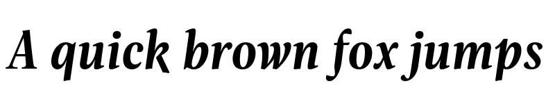 Preview of FONTSPRING DEMO - Evans Narrow Bold Italic font