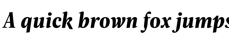 Preview of FONTSPRING DEMO - Evans Narrow Extrabold Italic font