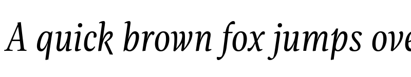 Preview of FONTSPRING DEMO - Evans Narrow Light Italic font