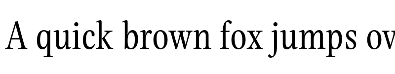 Preview of FONTSPRING DEMO - Evans Narrow Light Regular font