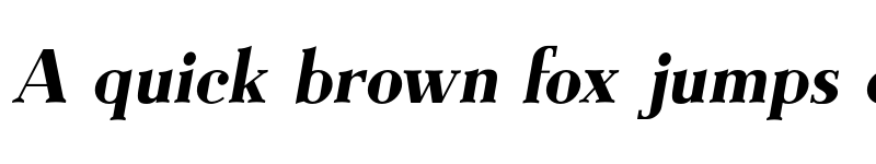 Preview of FONTSPRING DEMO - Everflow Bold Italic font