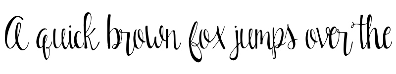 Preview of FONTSPRING DEMO - Everly Regular font