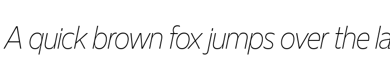 Preview of FONTSPRING DEMO - Evert Latin Display Thin Italic font