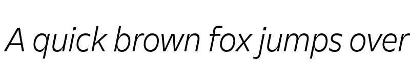 Preview of FONTSPRING DEMO - Evert Latin Light Italic font