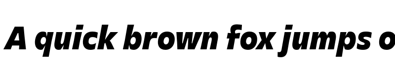 Preview of FONTSPRING DEMO - Evert Latin Text Black Italic font