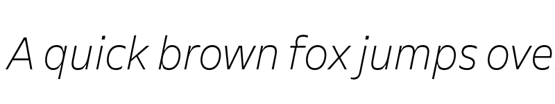 Preview of FONTSPRING DEMO - Evert Latin Text Thin Italic font