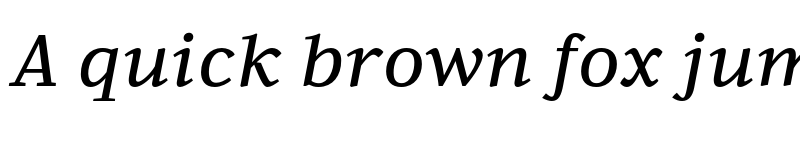 Preview of FONTSPRING DEMO - Every MICRO Italic font