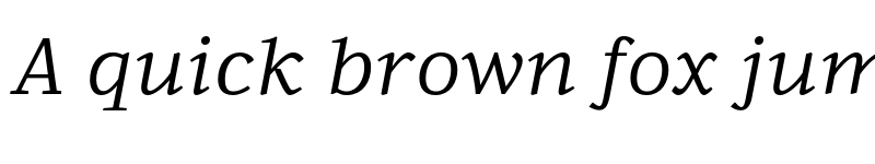 Preview of FONTSPRING DEMO - Every MICRO Thin Italic font