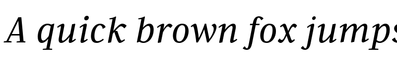 Preview of FONTSPRING DEMO - Every TEXT Italic font