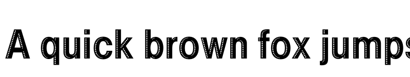 Preview of FONTSPRING DEMO - Example Bold Holed Regular font