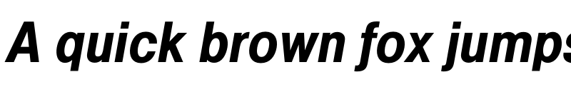 Preview of FONTSPRING DEMO - Example Bold Italic font