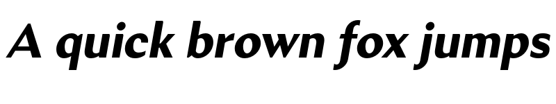 Preview of FONTSPRING DEMO - Excentra Pro Bold Italic font