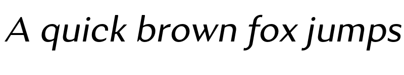 Preview of FONTSPRING DEMO - Excentra Pro Italic font