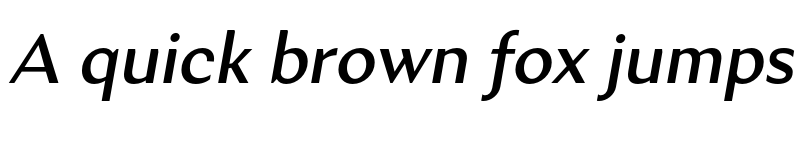 Preview of FONTSPRING DEMO - Excentra Pro Md Italic font