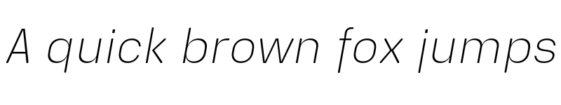 Preview of FONTSPRING DEMO - Extatica ExtLt Italic font