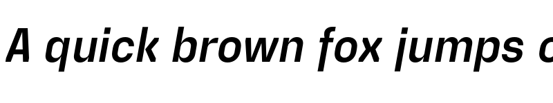 Preview of FONTSPRING DEMO - Extatica SemBd Italic font