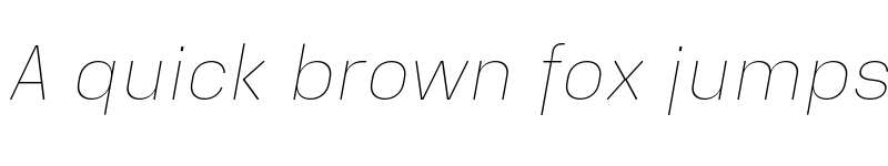 Preview of FONTSPRING DEMO - Extatica Thin Italic font