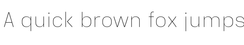Preview of FONTSPRING DEMO - Extatica Thin Regular font