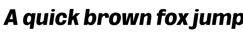 Preview of FONTSPRING DEMO - ExtBd Cond Obli Italic font