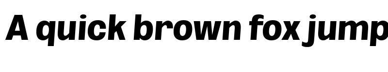 Preview of FONTSPRING DEMO - ExtBd Cond SeObli Italic font