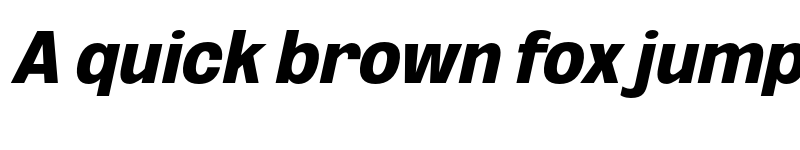 Preview of FONTSPRING DEMO - ExtBd Cond UtObli Italic font