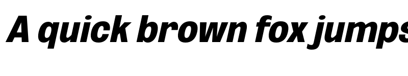 Preview of FONTSPRING DEMO - ExtBd ExtCond UtObli Italic font