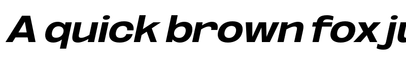 Preview of FONTSPRING DEMO - ExtBd ExtExp UtObli Italic font