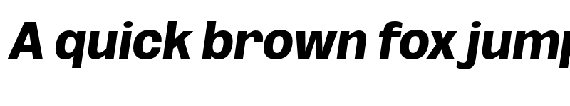 Preview of FONTSPRING DEMO - ExtBd SemCond Obli Italic font