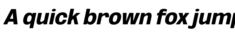 Preview of FONTSPRING DEMO - ExtBd SemCond UtObli Italic font