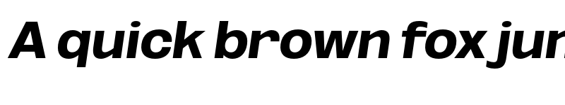 Preview of FONTSPRING DEMO - ExtBd SemExp Obli Italic font