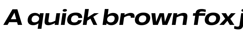 Preview of FONTSPRING DEMO - ExtBd UltExp Obli Italic font